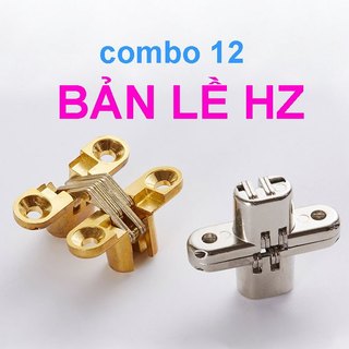 Combo 12 Bản lề chữ thập HZ Atimol Bản lề cửa tủ bảo hành 5 năm