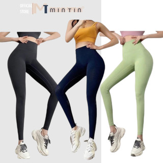 Quần Dài Dệt Chun Mông Minute - Đồ Tập Gym - Yoga - Thể Thao Nữ K011  [Hồng Xù]