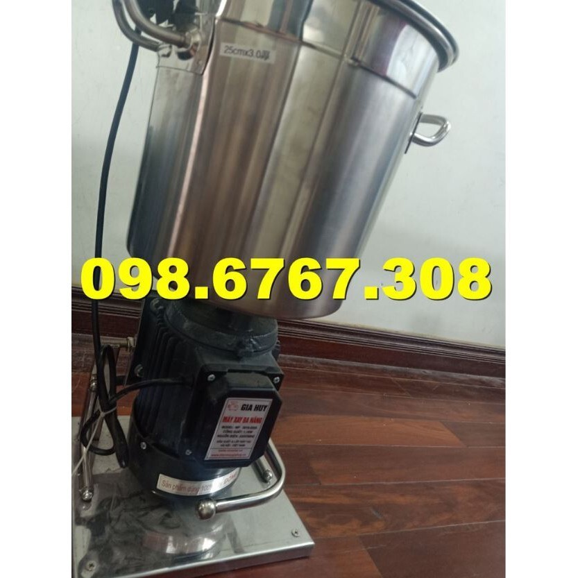 Máy Xay Rau Má, Rau Củ Quả Tươi, Xay Cháo, Nồi 25cm Cực Sâu Xay Rất Nhiều Xay 1- 3kg/ Mẻ Có Vòi Xả