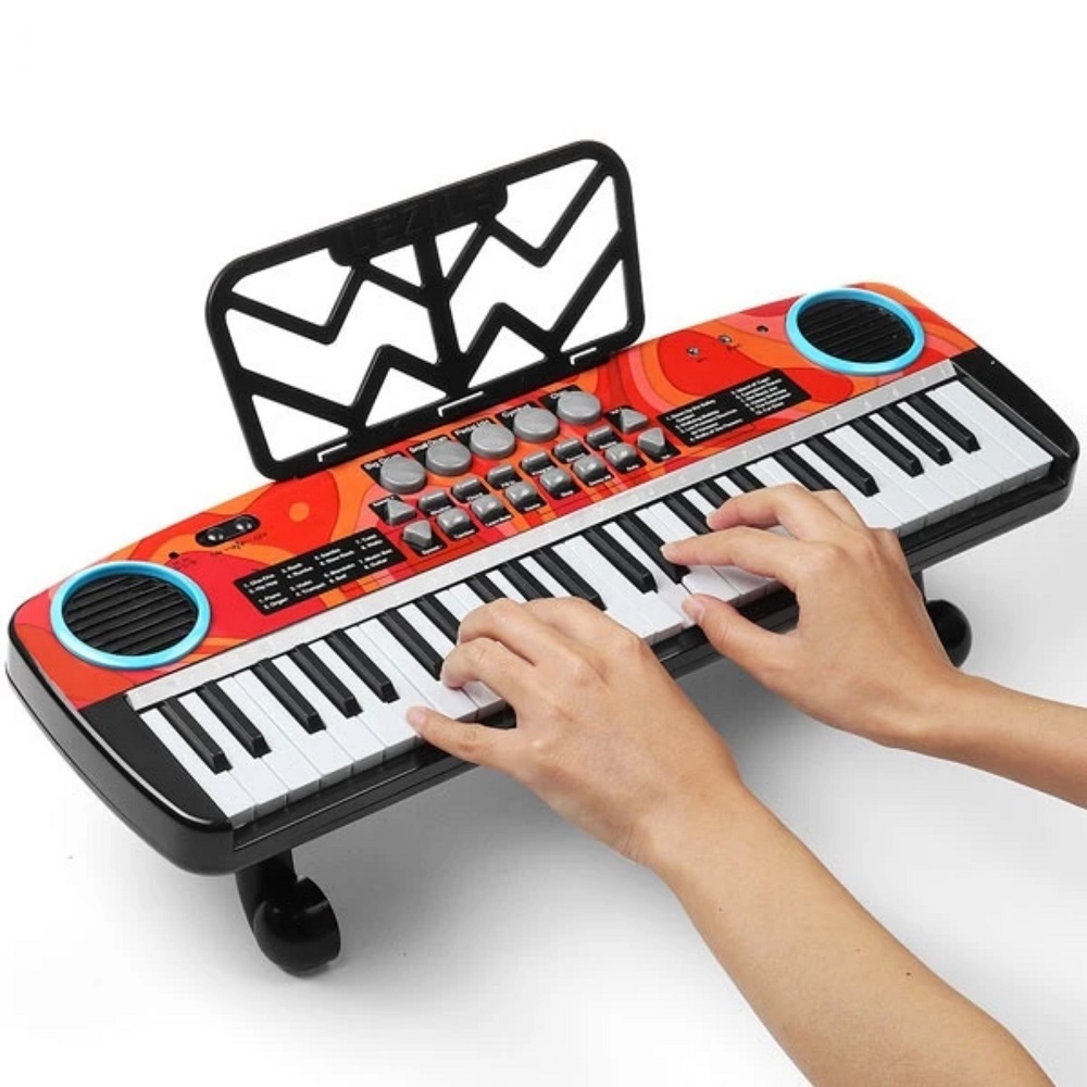 Đàn piano điện đàn organ cho bé kèm mic hát thiết kế tinh tế cao cấp giúp phát triển khả năng âm nhạc