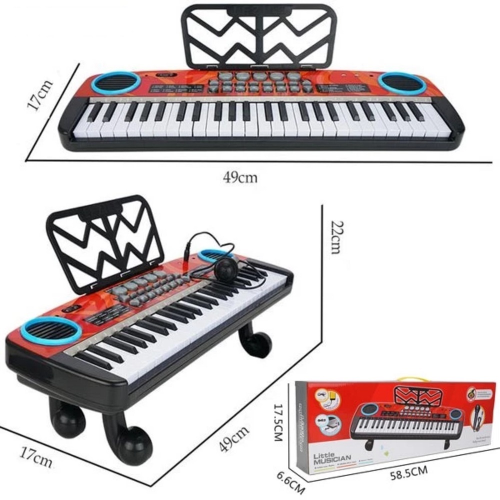 Đàn piano điện đàn organ cho bé kèm mic hát thiết kế tinh tế cao cấp giúp phát triển khả năng âm nhạc