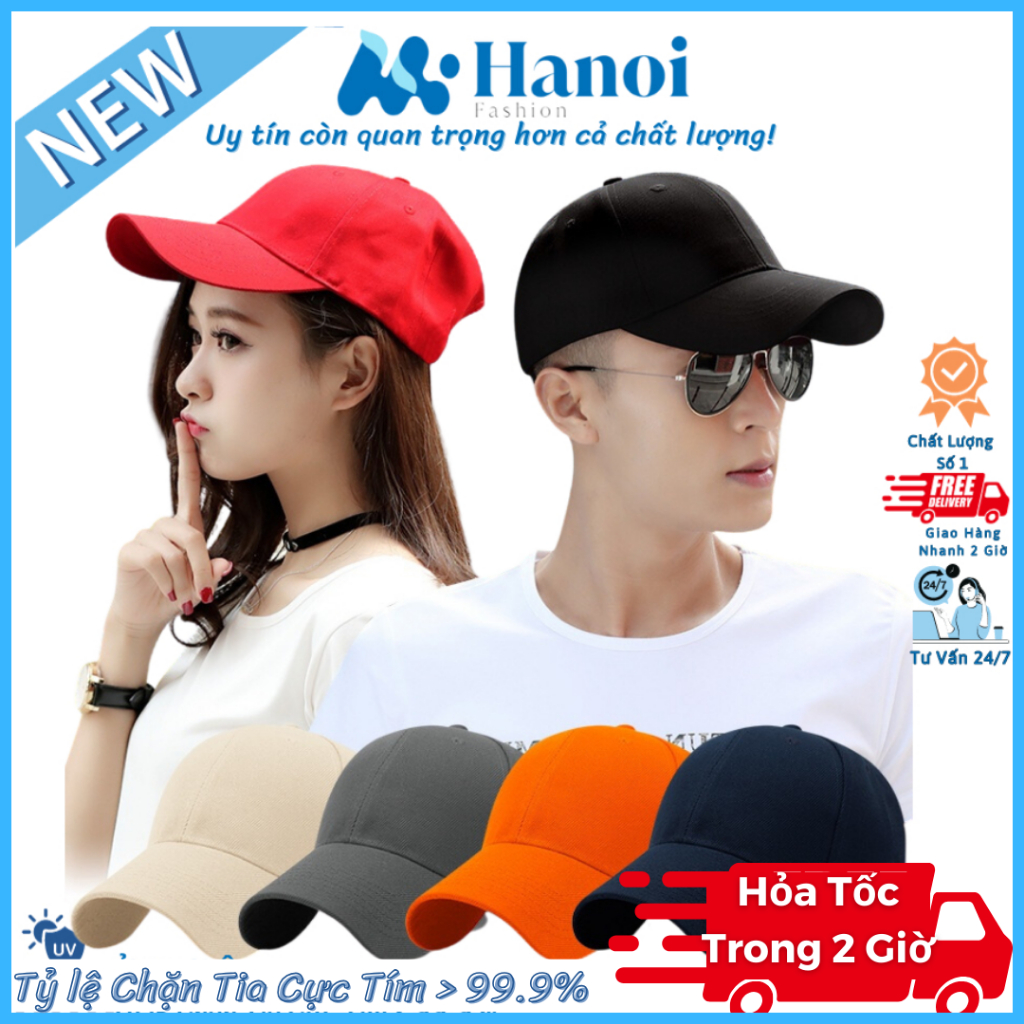 Mũ Lưỡi Trai Hanoi Fashion Nhiều Mẫu Thời Trang Unisex Nam Nữ Phong Cách Nón Kết Đẹp