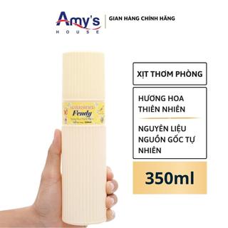 Thơm phòng Fendy 350ml hương Hoa Thiên Nhiên - Nước hoa  phòng Thơm Lâu, thành phần tự nhiên an toàn - Chính Hãng