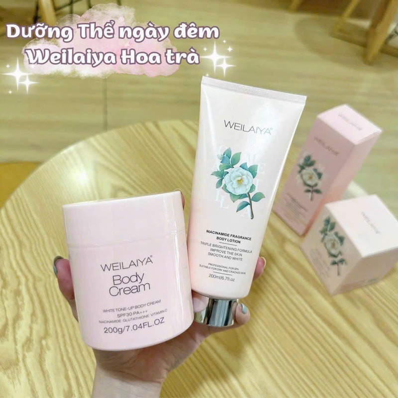Kem body weilaiya hoa trà