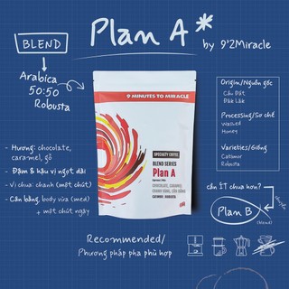 Cà phê blend plan a | specialty coffee | cà phê blend cho espresso và phin