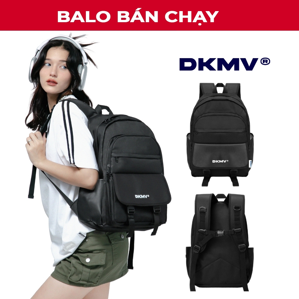 Balo local brand đi học chất liệu canvas phối da Rette Backpack Don't Kill My Vibe | K-P28