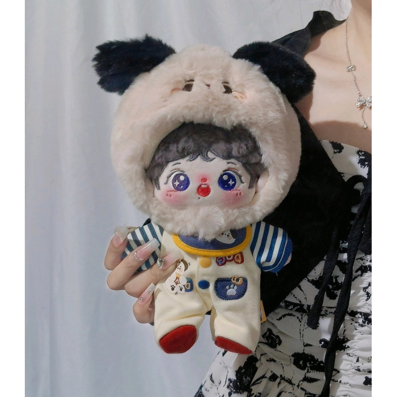 Outfit cho doll: set Bé con tập bò