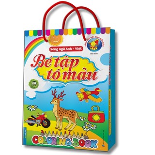 Sách - túi bé tập tô màu