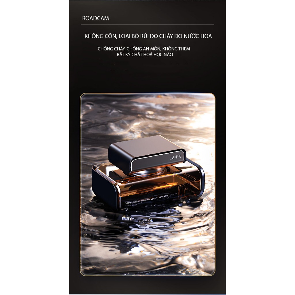 Nước hoa ô tô Duke cao cấp nhập khẩu từ Pháp chiết xuất 100% từ thiên nhiên khử mùi chống say xe tốt cho sức khỏe | BigBuy360 - bigbuy360.vn