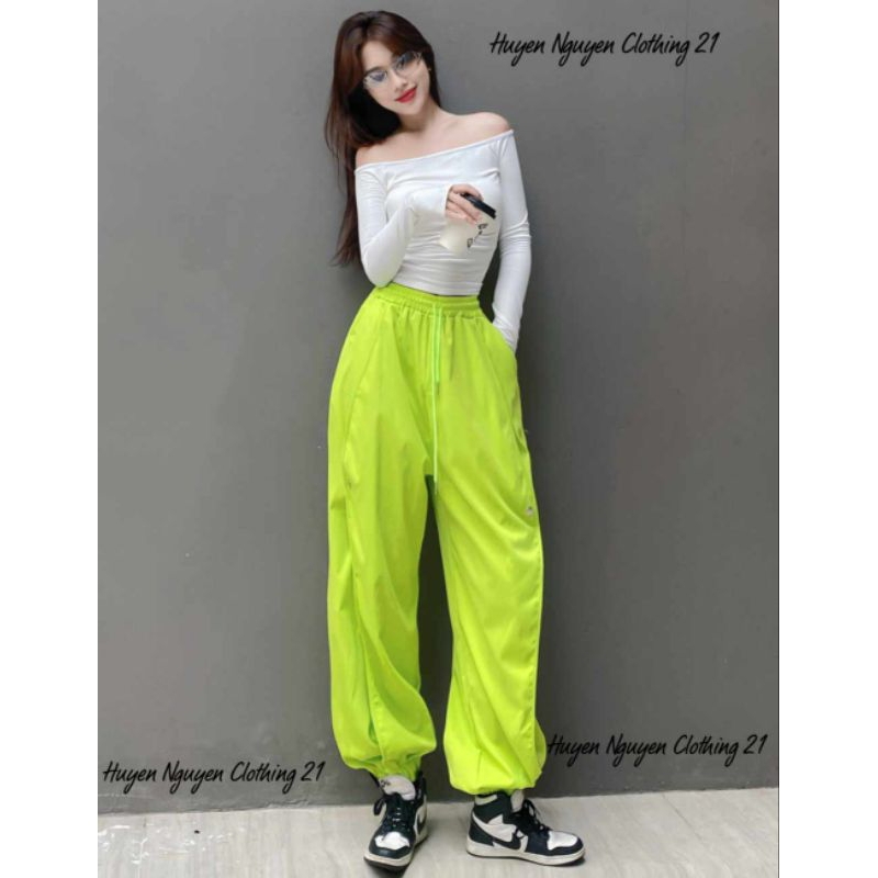 Jogger kaki hàn phong cách thể thao