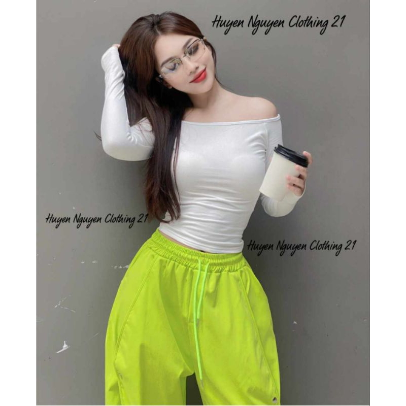 Jogger kaki hàn phong cách thể thao