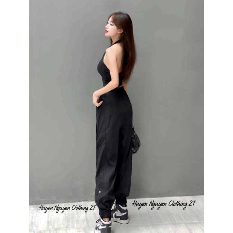 Jogger kaki hàn phong cách thể thao