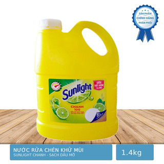 Nước rửa chén SUNLIGHT Chanh 100 can 1,4kg