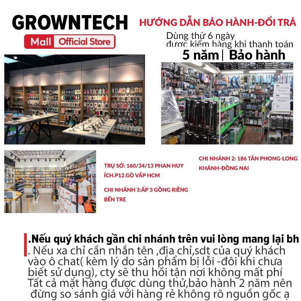 Loa nghe nhạc không dây mini khuếch đại GrownTech XM-318 tai hưu sang trọng