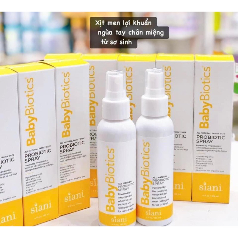 Xịt men Baby Biotics