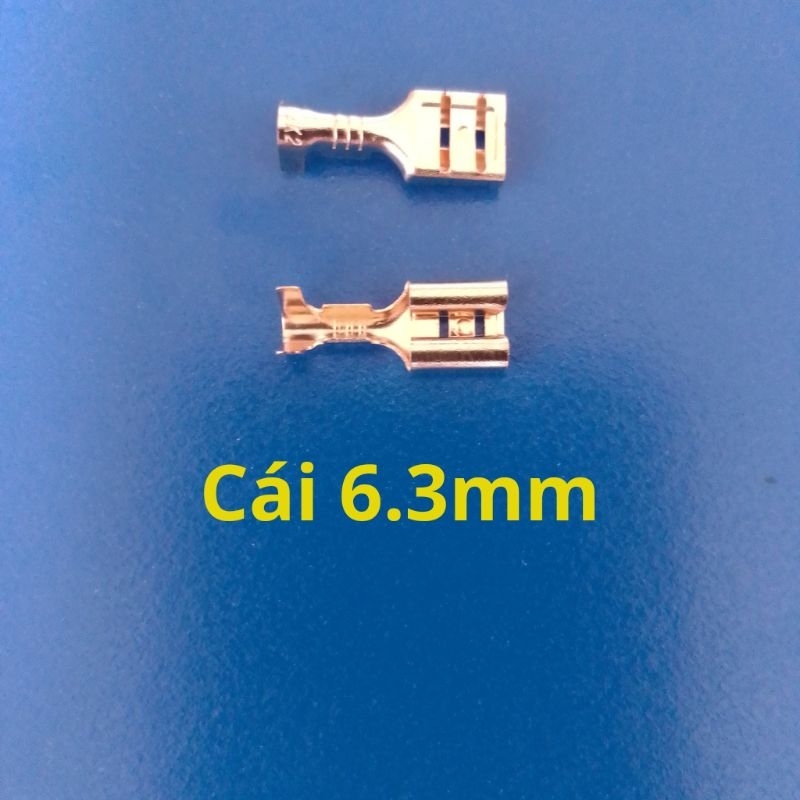 Cos cắm, cos loa, jack loa 2.8mm, 4.8mm, 6.3mm kèm Vỏ bọc silicon cách điện.