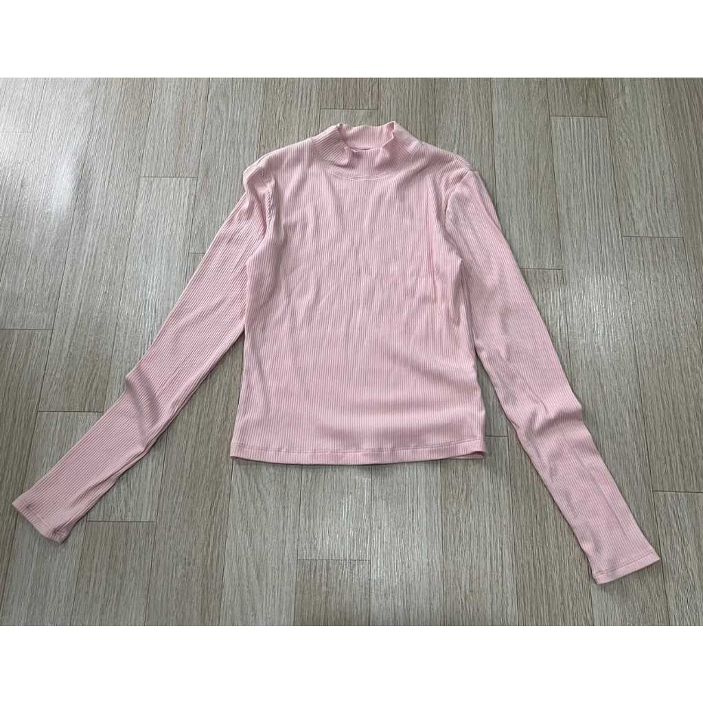 Áo thun gân dài tay cổ 3 phân màu Basic- Áo thun mùa thu dành cho nữ