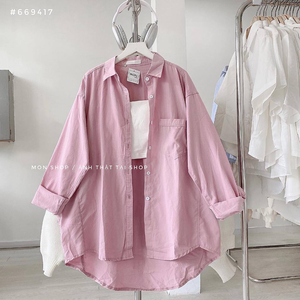 Sơ mi tay dài dạt bầu 23004 #669417