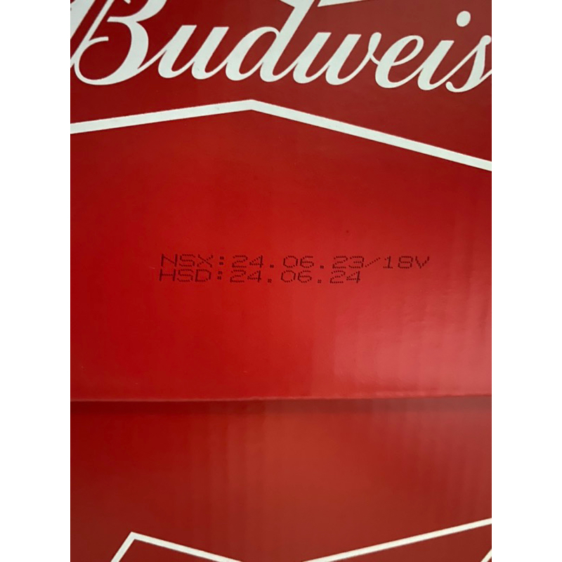 Bia Budweiser Mỹ 330ml Thùng 24 Lon Date T6 2024| Chính Hãng
