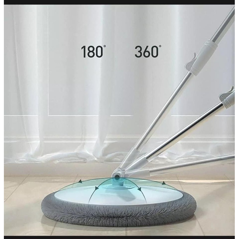 Cây lau nhà tách nước bẩn hiện đại thông minh , Bộ lau nhà tách nước bẩn thông minh tặng kèm 2 bông lau