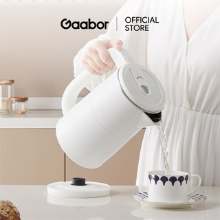 Bình đun siêu tốc Gaabor EK20M-WH02A dung tích lớn 2L công suất 1500W lòng ấm thép dễ vệ sinh - Hàng chính hãng