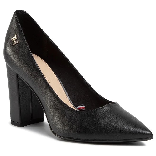 Giày Nữ Bít Mũi Cao Gót Trụ Tommy 9p