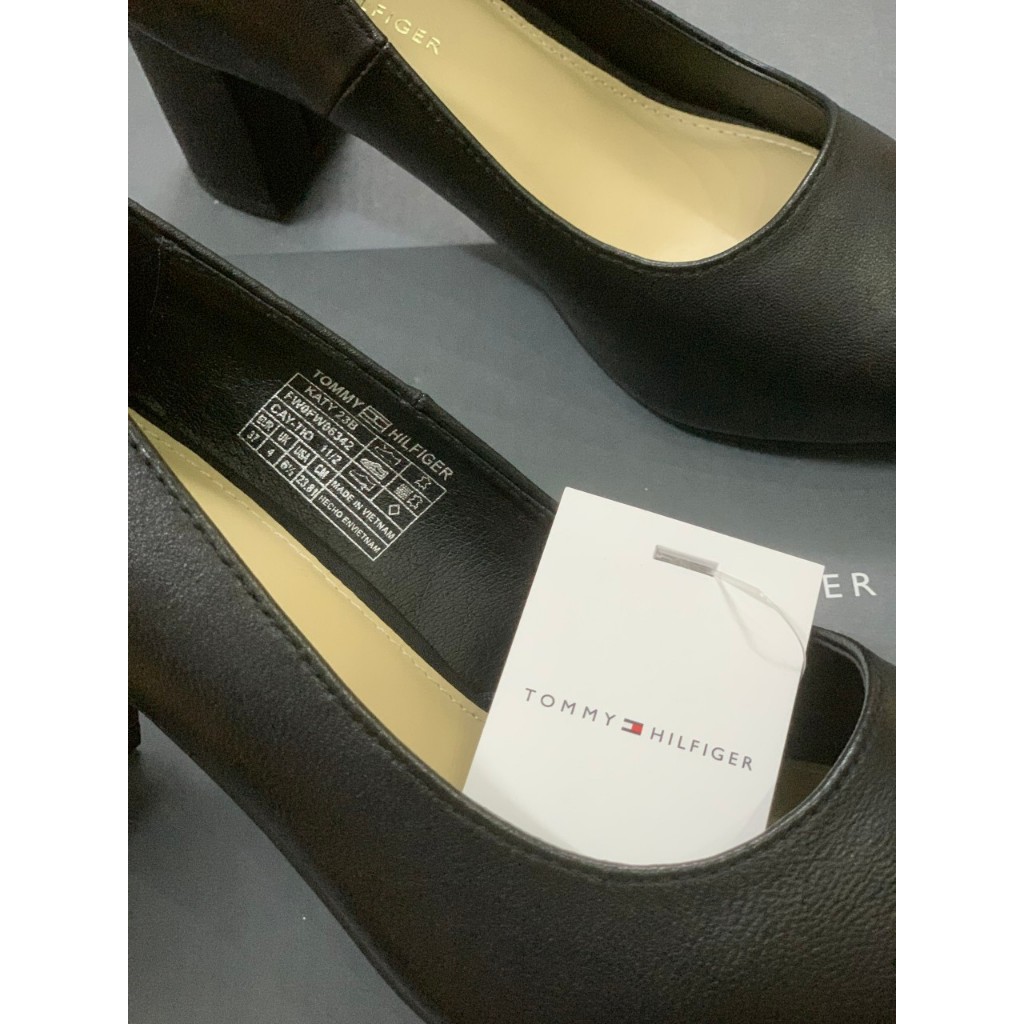 Giày Nữ Bít Mũi Cao Gót Trụ Tommy 9p
