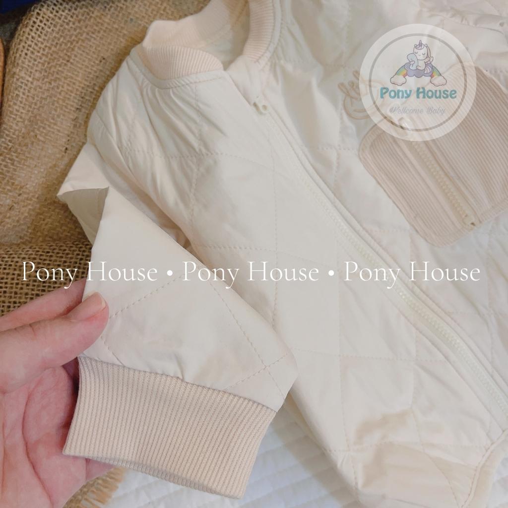 Áo Phao 2 Lớp Little Love Mềm Nhẹ Cho Bé Trai Bé Gái Size 12-18M đến 4Y