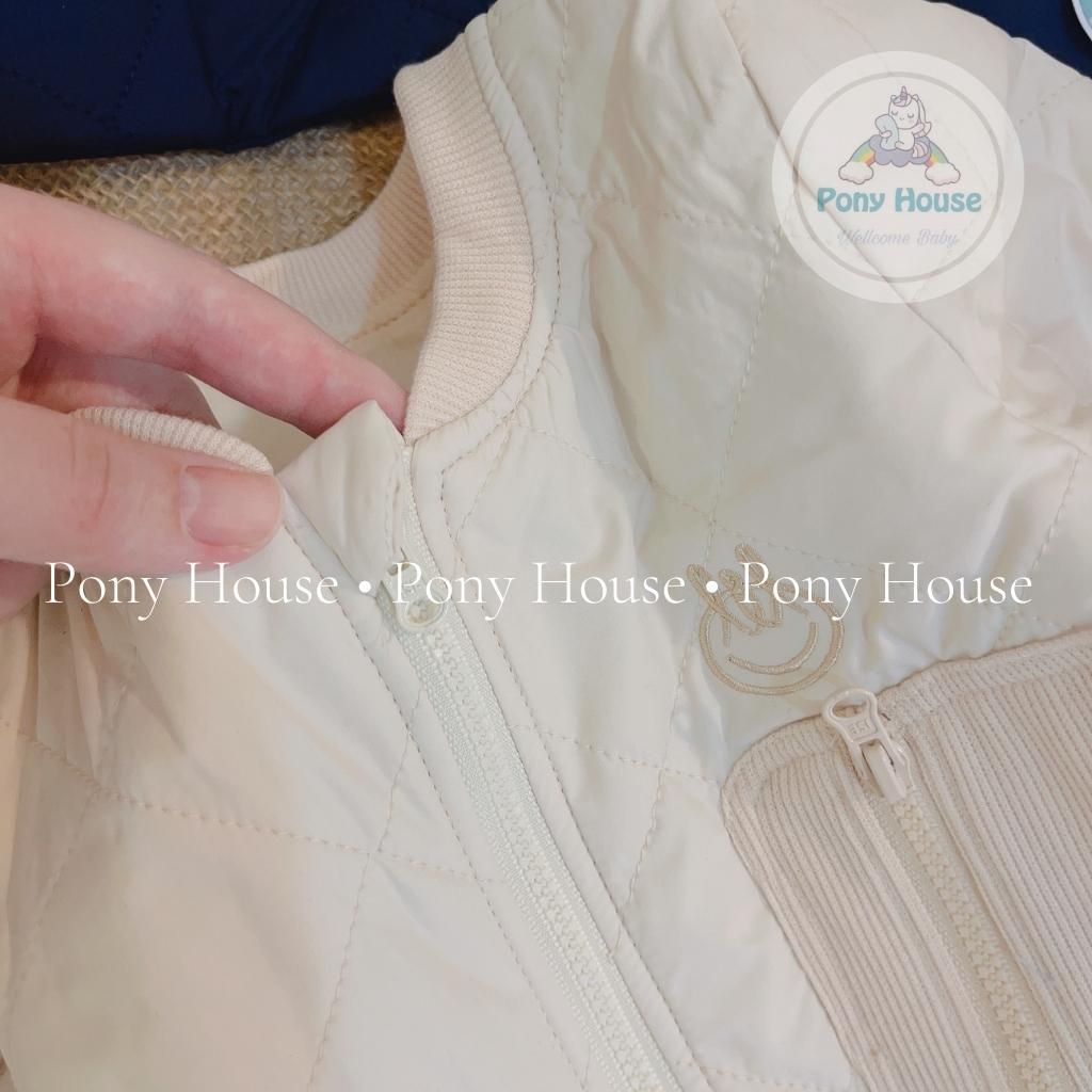 Áo Phao 2 Lớp Little Love Mềm Nhẹ Cho Bé Trai Bé Gái Size 12-18M đến 4Y