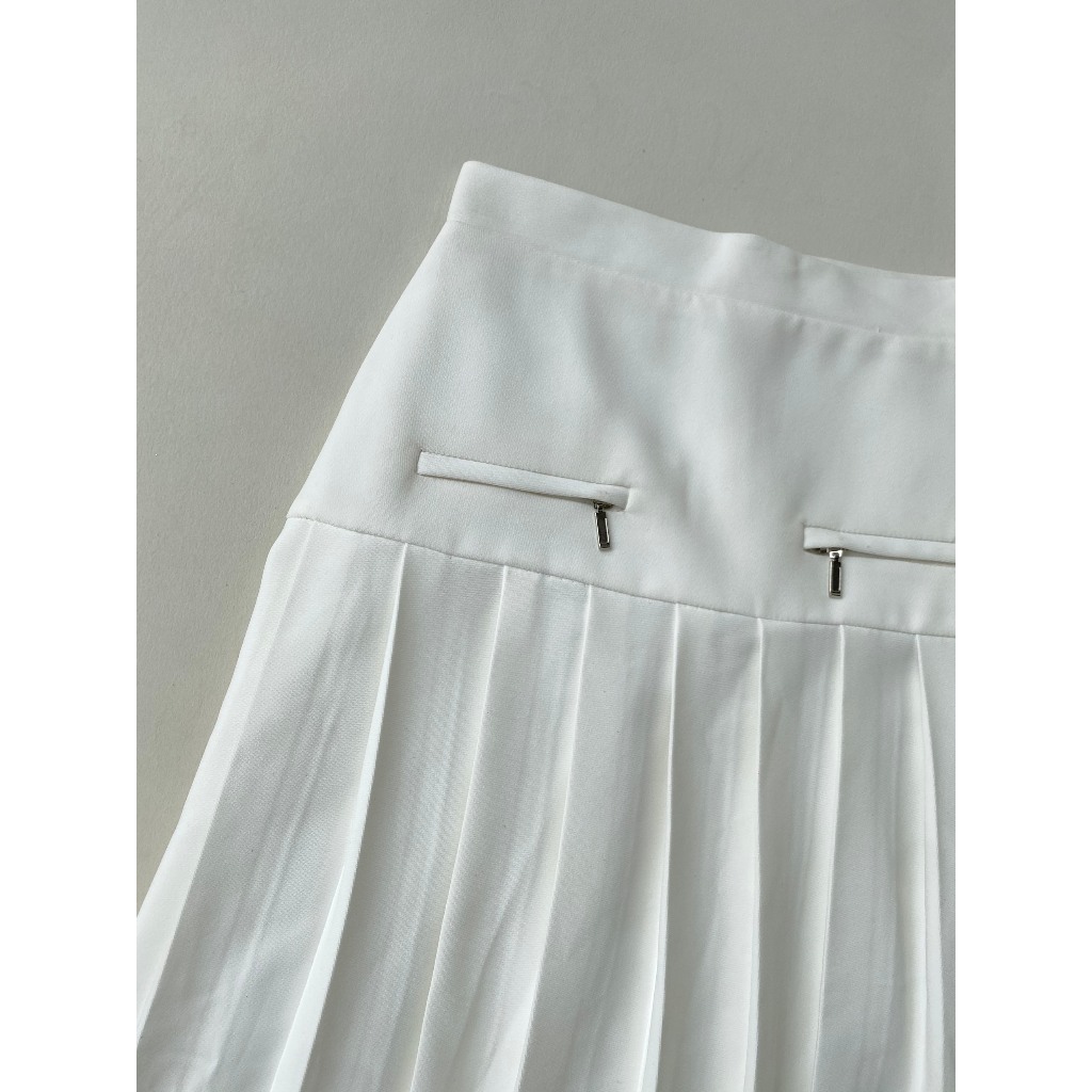 Chân váy xếp ly JOLIE chất liệu gân hàn MIÊN Store