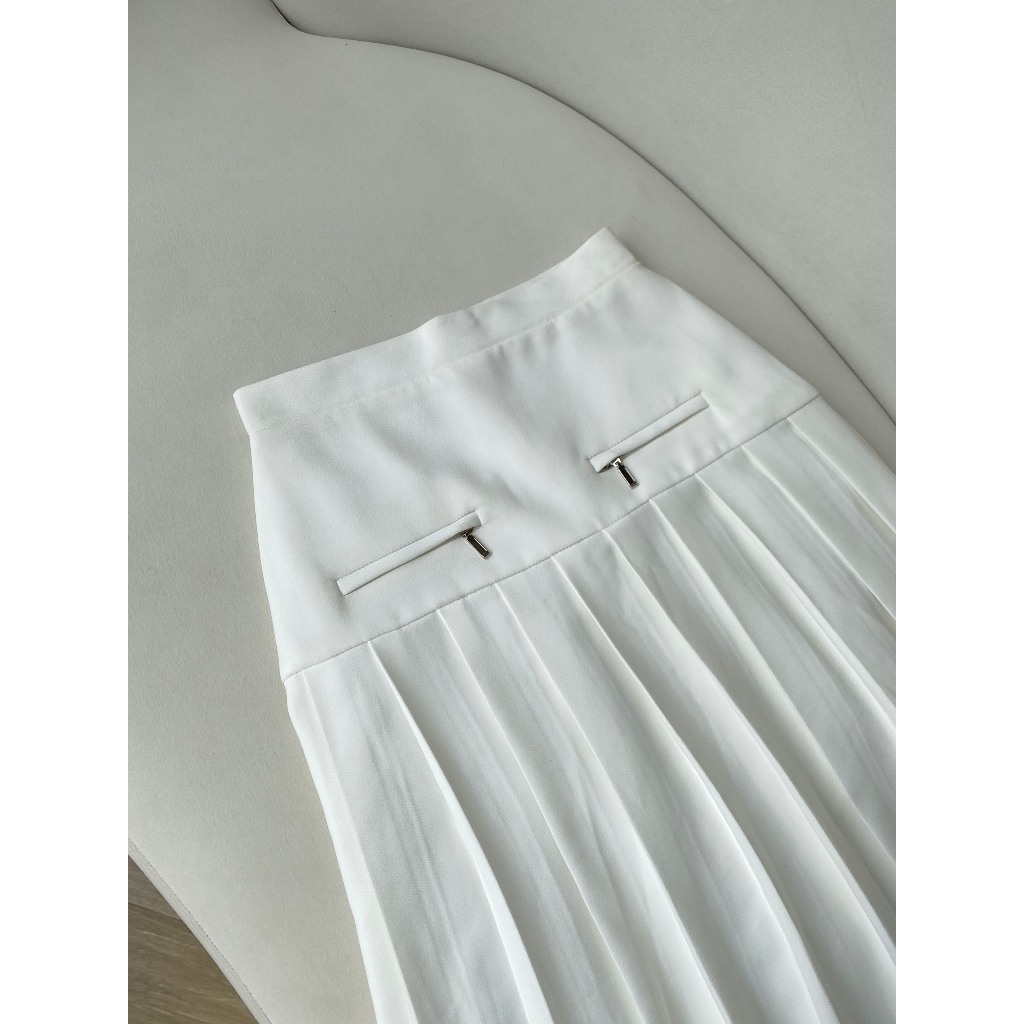 Chân váy xếp ly JOLIE chất liệu gân hàn MIÊN Store