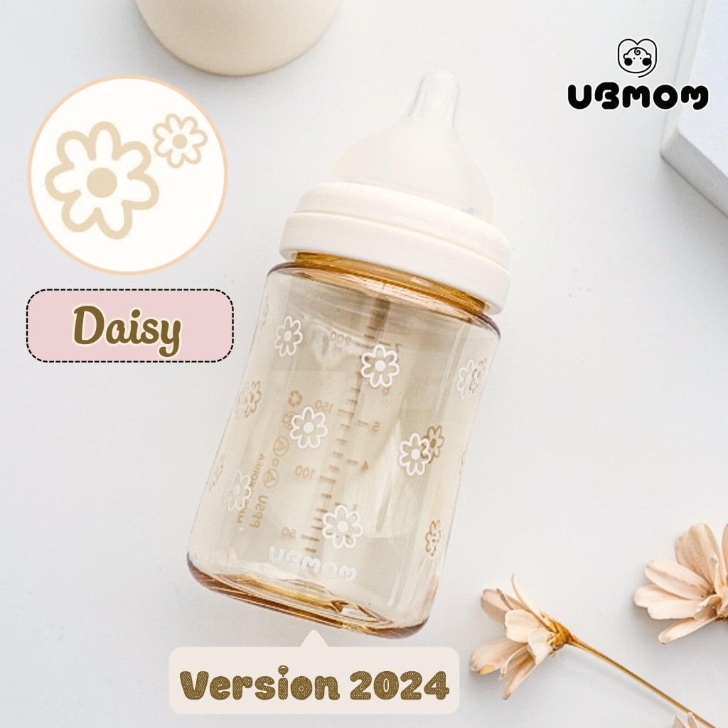 Bình Sữa UBMOM Hàn Quốc Chất Liệu PPSU2 Cao Cấp Dung Tích 200ml / 280ml Cho Bé