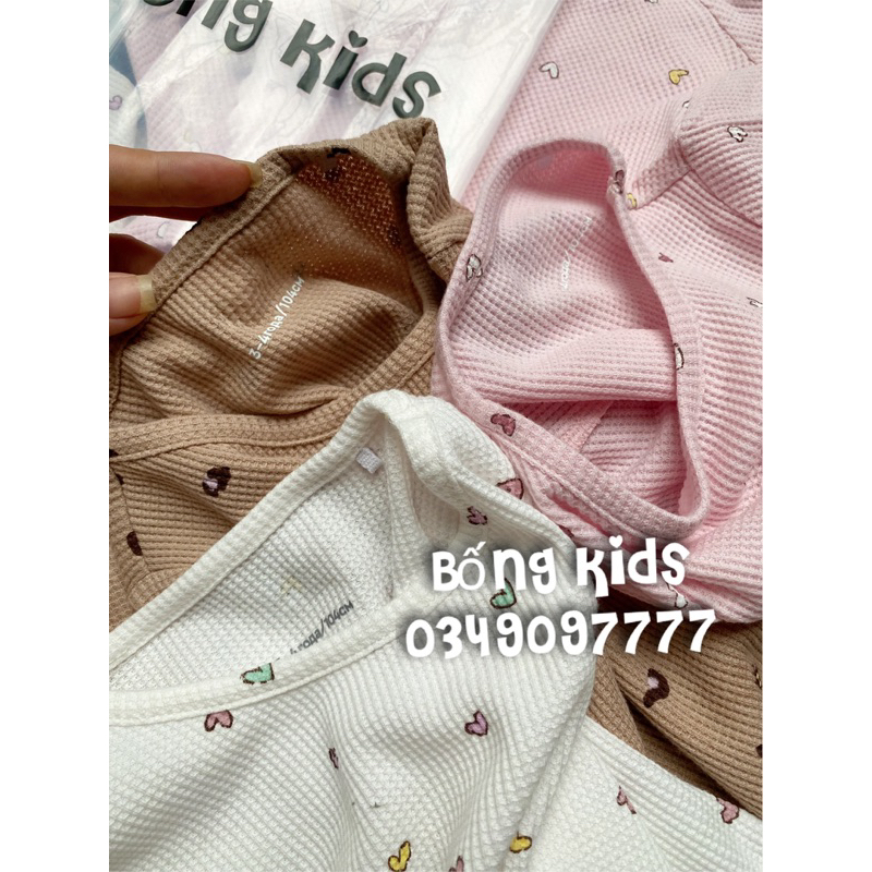 Áo Thu Bé Gái Thun Gân In Hình Gê