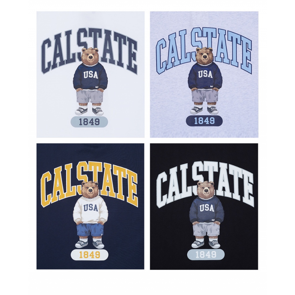 Áo thun gấu USA Calstate 1849 sale 65%