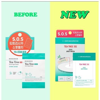 Miếng dán mụn bringgreen tea tree s.o.s spot patch
