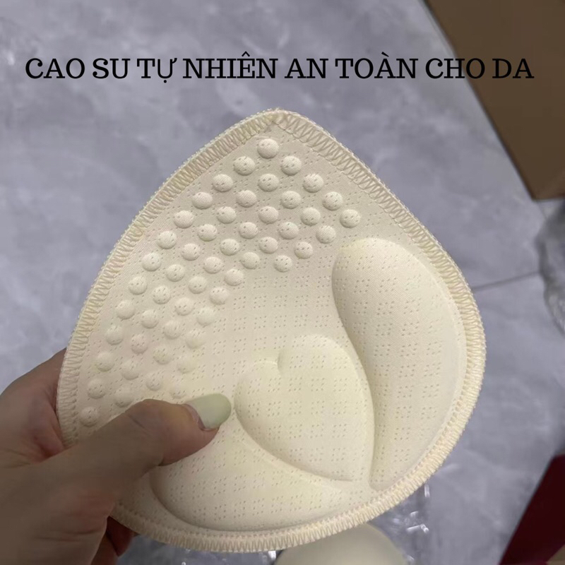 Miếng mút cao su tự nhiên nâng ngực cho áo bra dày 5cm Xuannclothing