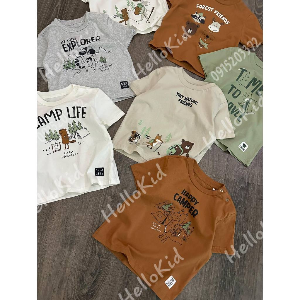 Áo thun hình gzj cho bé 10/10