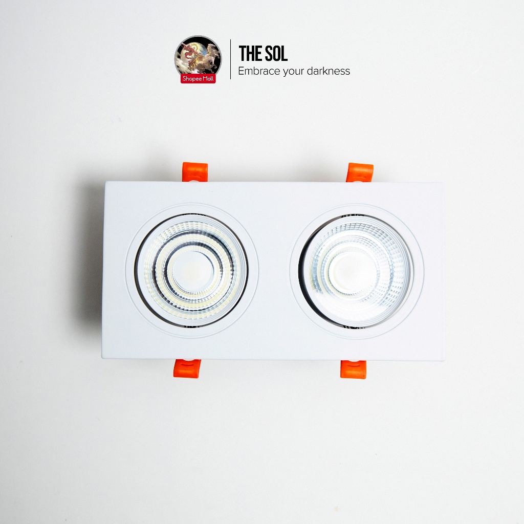 Bộ đèn MD Led Lighting âm trần COB đôi ,