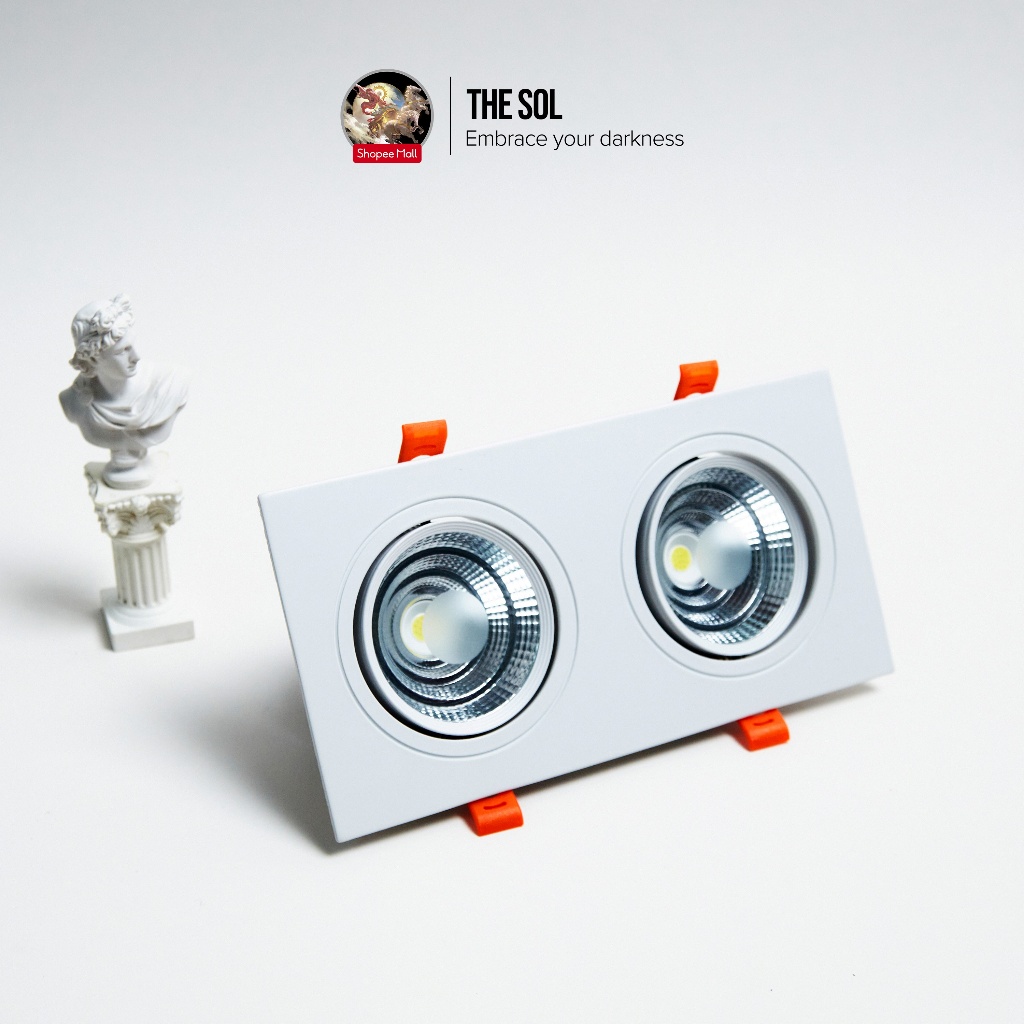 Bộ đèn MD Led Lighting âm trần COB đôi ,