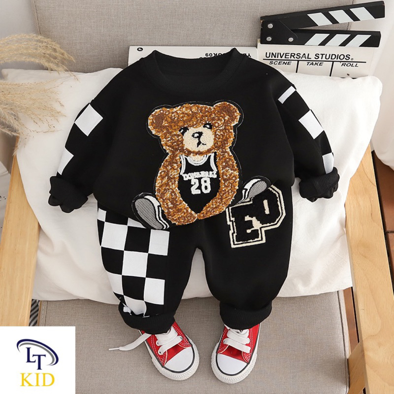 Set bộ nỉ da cá siêu đẹp cho bé trai