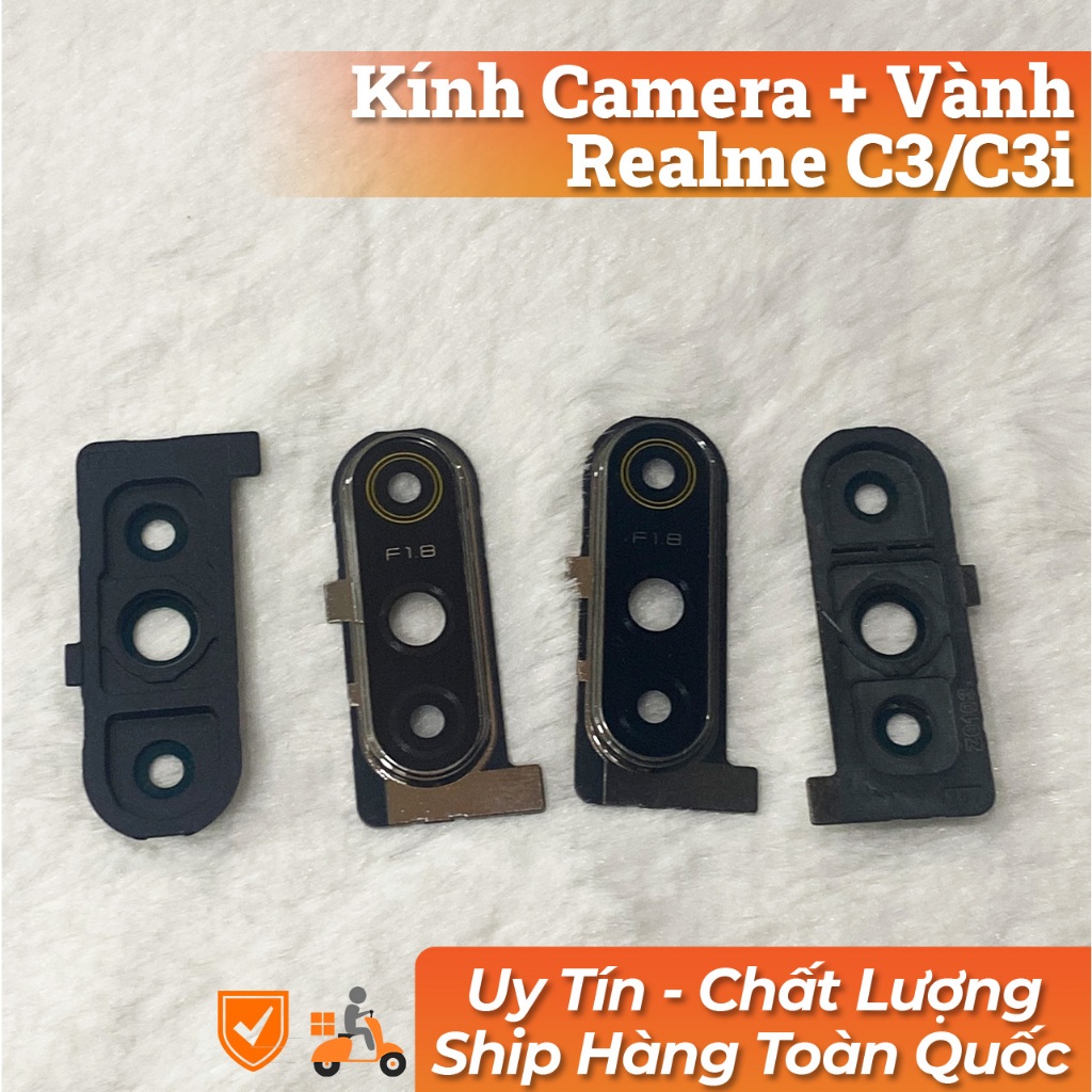 Kính Camera +Vành Realme C3/C3i