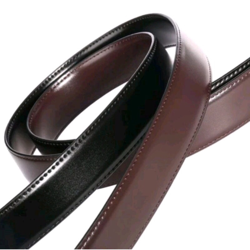 Dây Nịt Nam Hàng Hiệu Cao Cấp-Dây Da Thay Thế Thắt lưng nam da bò ý 2 mặt da 2 trọng 1 đẳng cấp dùng cho Mặt Khóa Kim