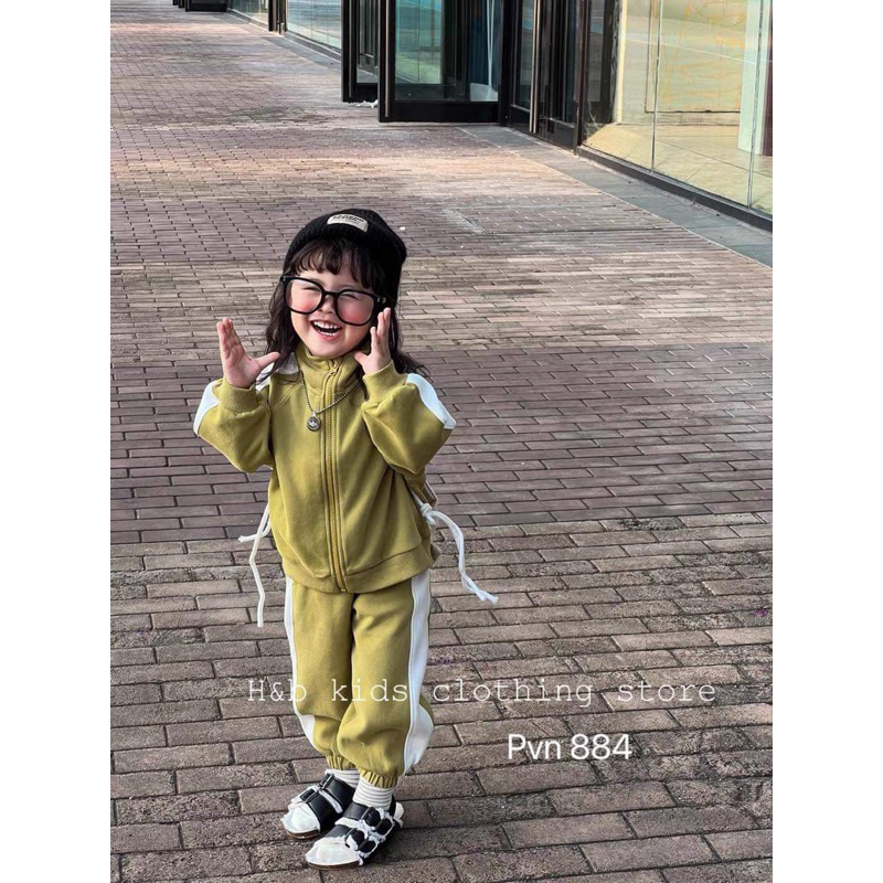 Set da cá chéo xịn phối khoá kéo rất tiện cho bé