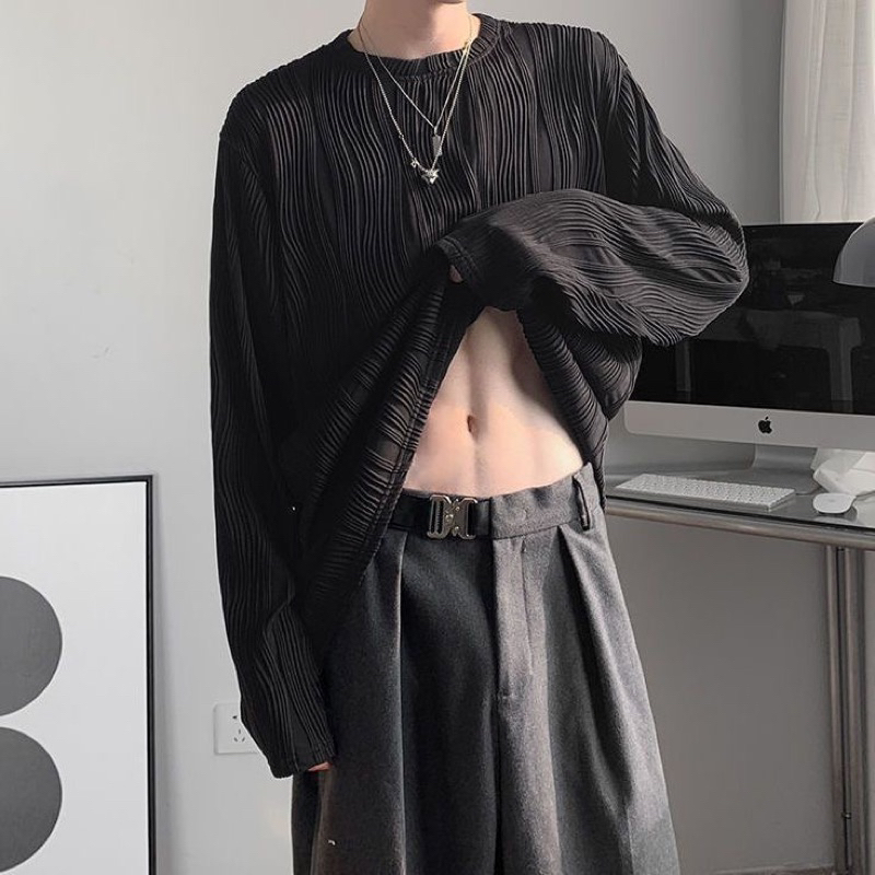 Áo nỉ thu đông nam unisex AN09 chất thun tàu vân nổi