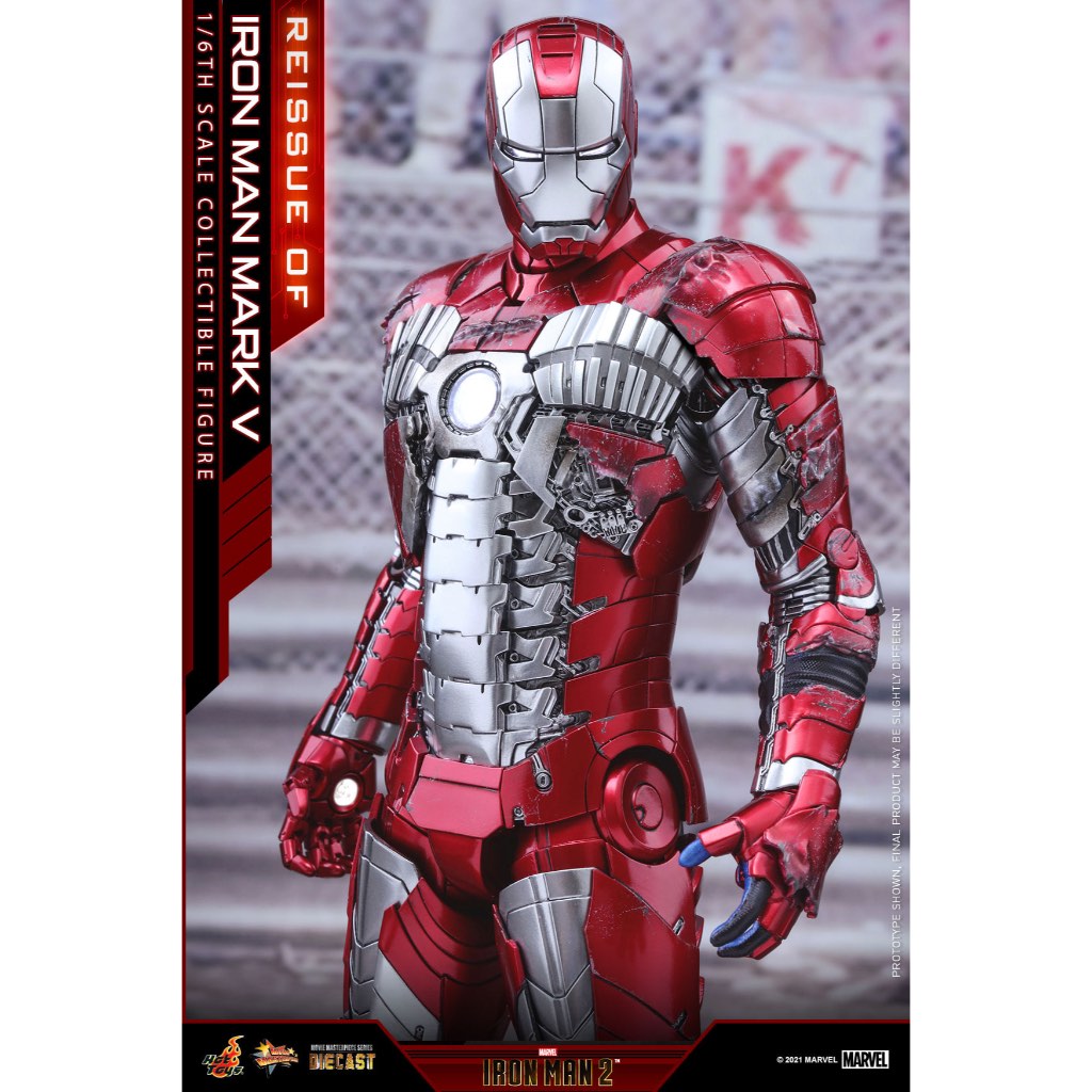 Mô hình Hottoys 1/6 MMS-400 D18 :  Iron-man Mark 5