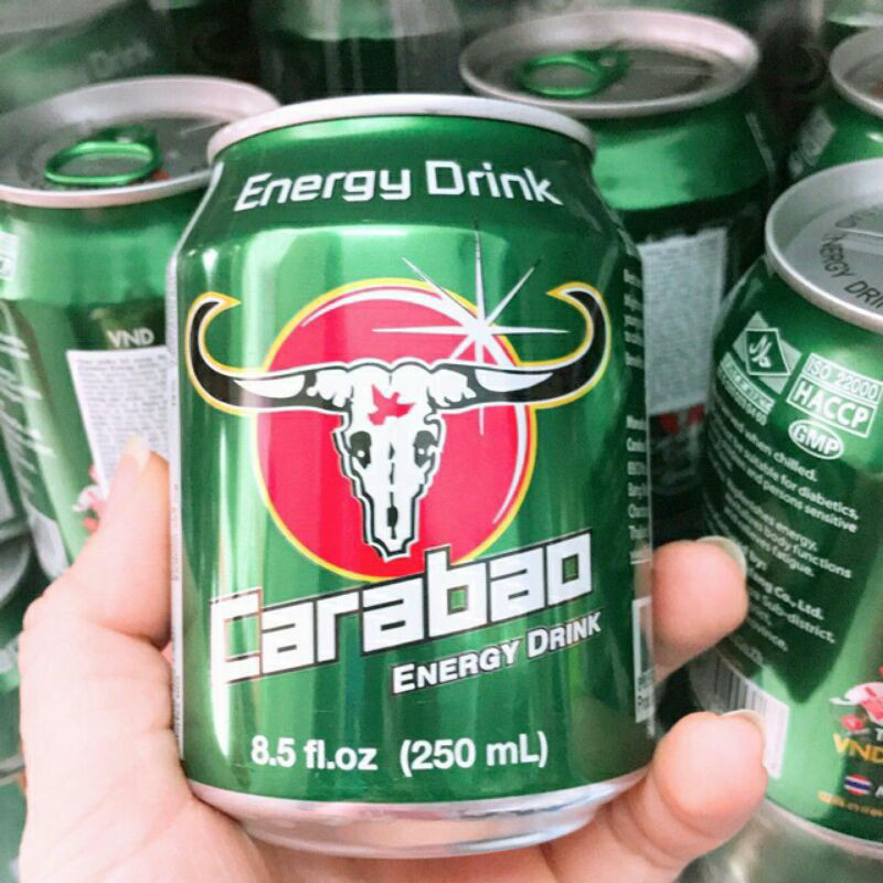 Lon 250ml trâu cụng Cerabao Thái Lan