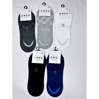 COMBO SIÊU HỜI - Set 5 đôi/10 đôi tất lười cổ vuông nam Owen 100% cotton khử mùi