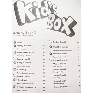 Sách - Kid's Box 3 - Updated 2nd edition - Activity Book