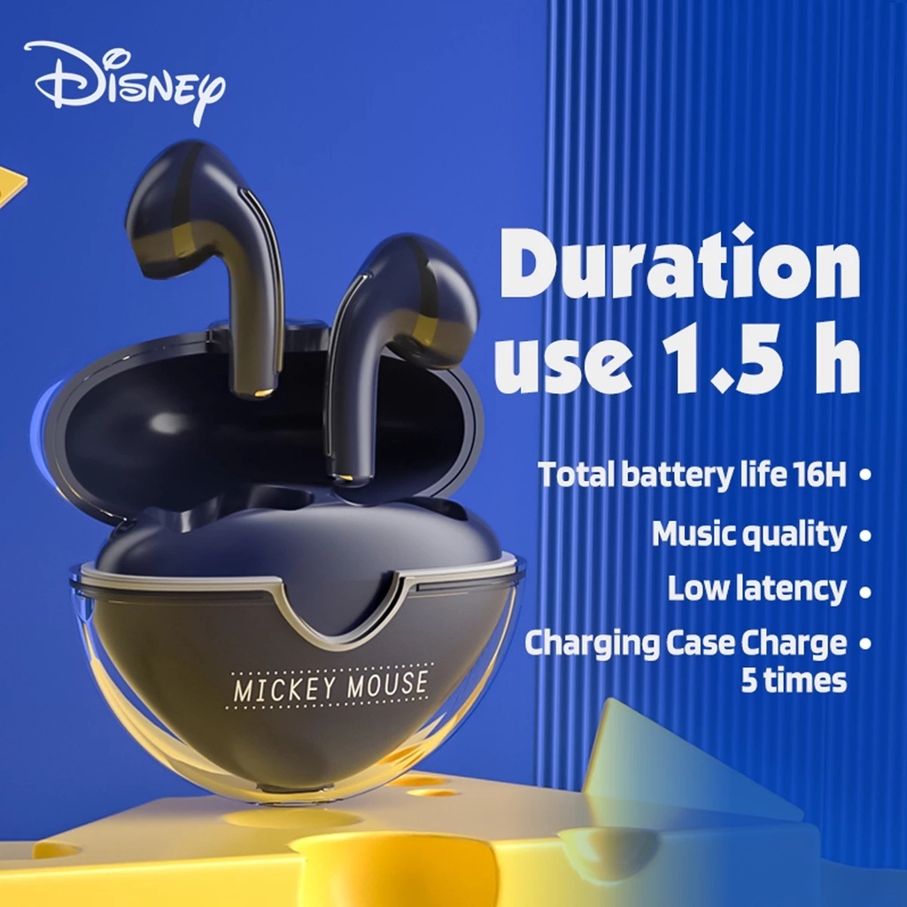 NAGFAK Disney LK-01 Tai Nghe Không Dây Bluetooth 5.2 TWS Mini Tai Nghe âm nhạc HIFI có micrô