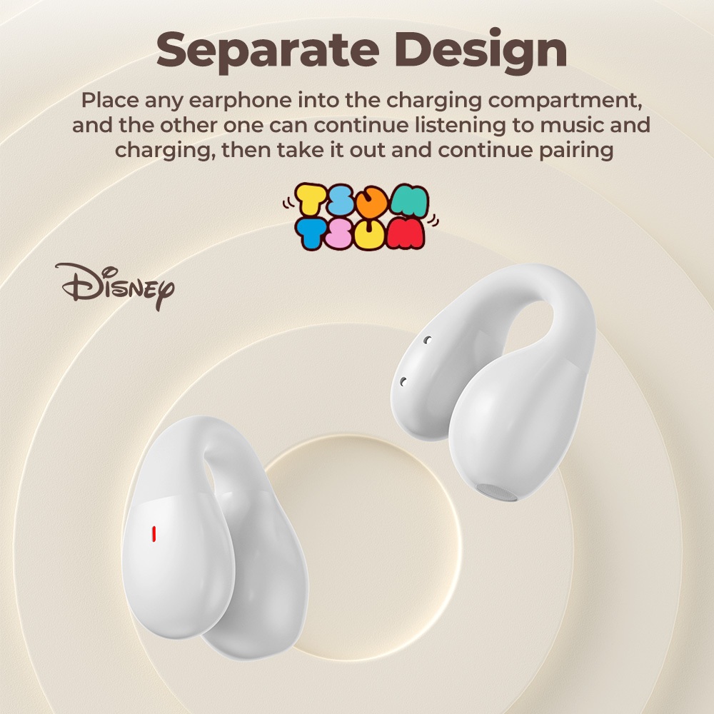 Disney TWZ11 Tai Nghe Không Dây Bluetooth 5.3 TWS Mini Tai Nghe âm nhạc HIFI có micrô Giảm tiếng ồn